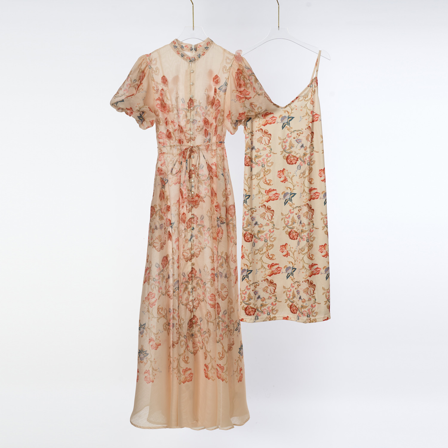Eleganti fjuri Organza Dress għan-nisa Romantic Princess Midi Dress