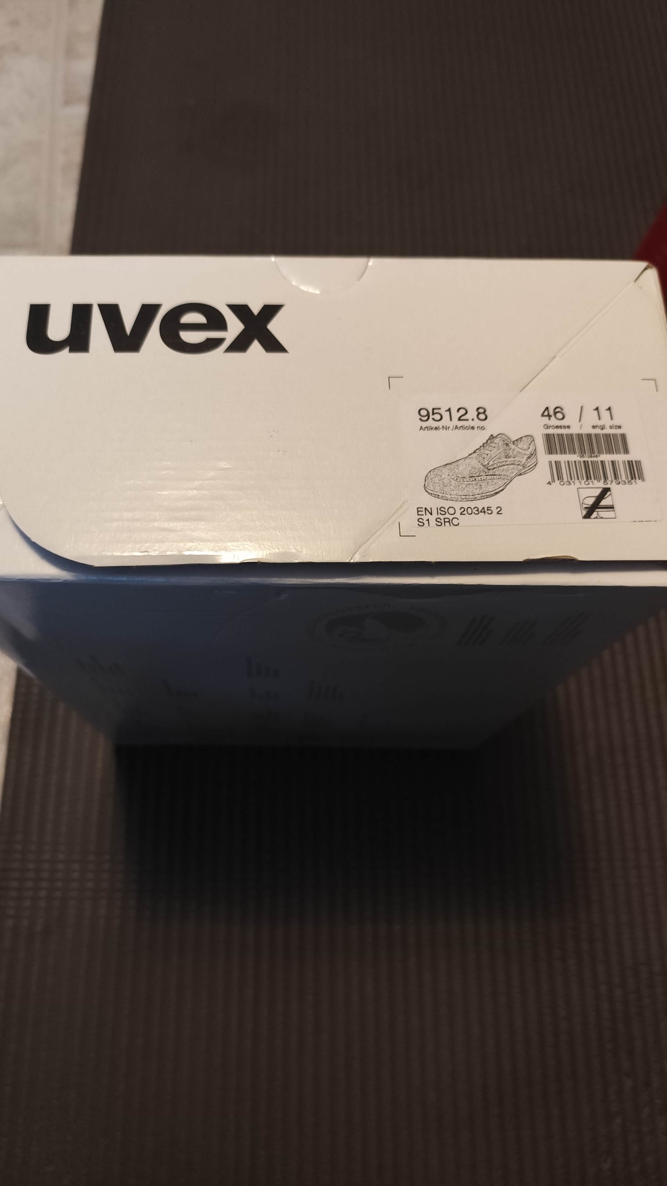 Uvex safety shoes size 46 NP: 100€