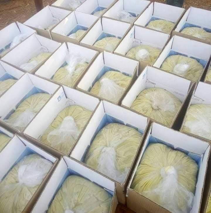 Burro di karitè naturale in vendita in Ghana